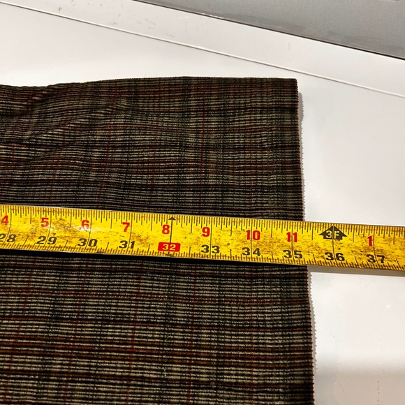 L.L. Bean Vintage Corduroy Plaid Jumper Pinafore Dress Womens 8 Cottagecore 90s - Picture 8 of 9